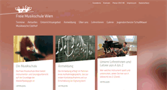 Desktop Screenshot of freiemusikschule.at