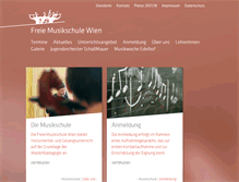 Tablet Screenshot of freiemusikschule.at